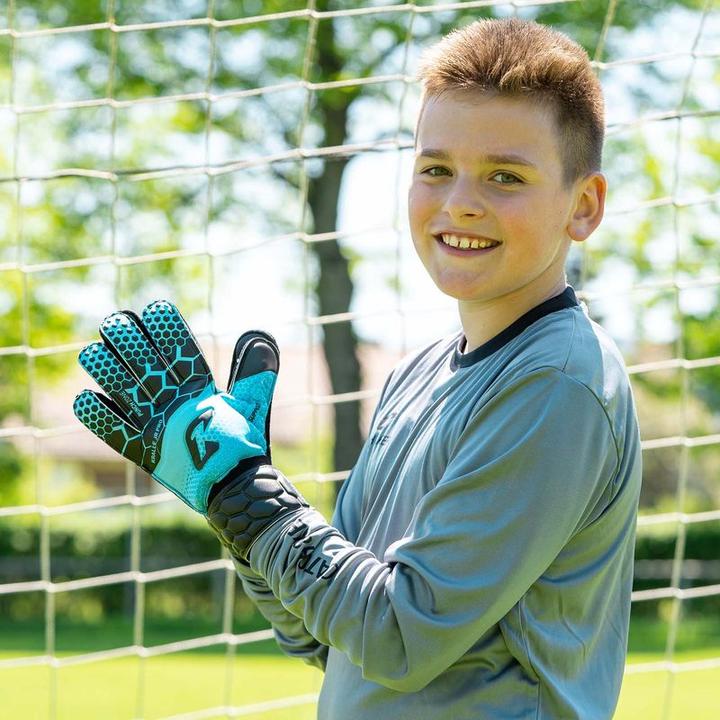 Actual product image Catch & Keep Kids Goalie Gloves Goalkeeper Gloves Keeper Gloves Football Gloves (7)