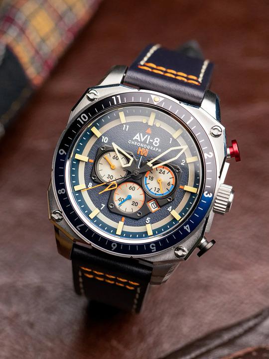 Actual product image AVI-8 AV-4100-02 (Chronograph)