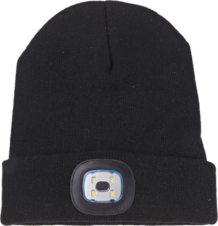 Produktbild Dema Strickmütze mit Stirnlampe Schwarz