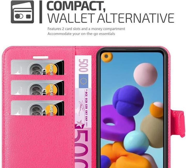 Produktbild Cadorabo Book mit Standfunktion Cover (Samsung Galaxy A21)
