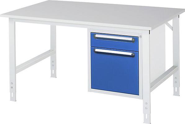 Produktbild RAU Werkbänke Arbeitstisch Tom K Modell 05 1500 x 1000 mm Melaminplatte (150 cm, 100 cm)