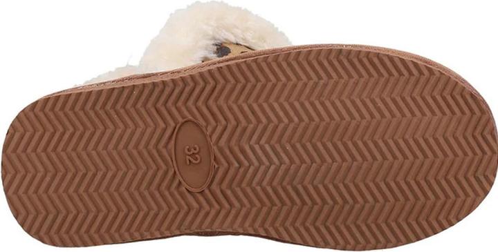 Produktbild Hush Puppies Mädchen Hausschuhe Ashlynn LeoMuster Wildleder (29)