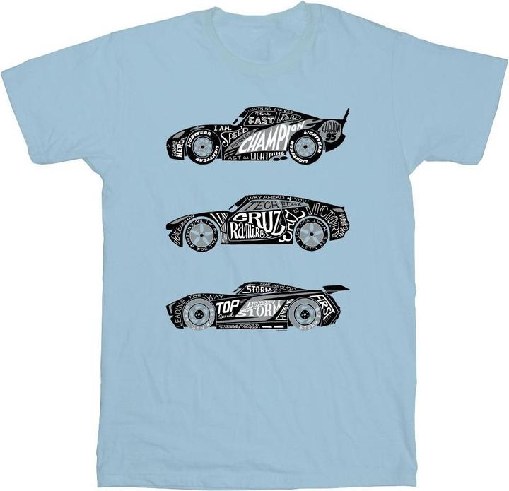 Image du produit Disney - T-shirt CARS TEXT RACERS - Homme (S)
