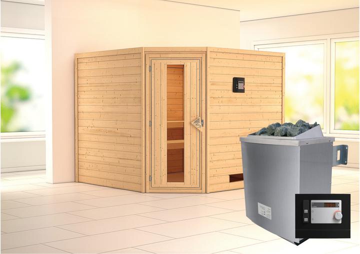 Actual product image Karibu Leona without roof rim (9 KW external control)