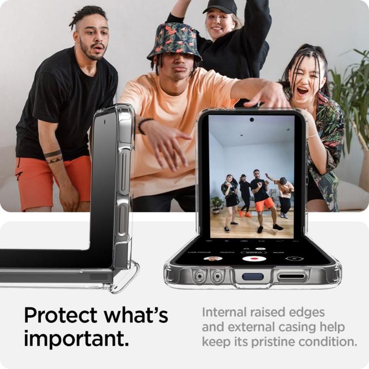 Immagine prodotto Spigen Ultra Hybrid TPU Back Cover Trasparente Samsung Galaxy Z Flip 6 (Samsung Galaxy Z Flip6)