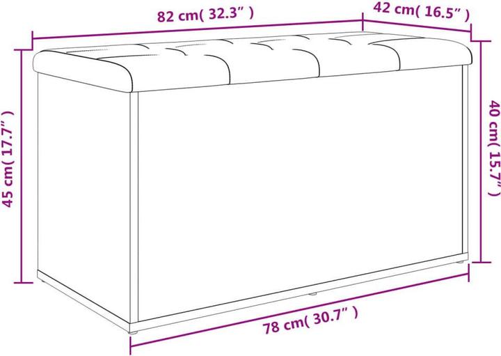 Produktbild VidaXL Sitzbank (82 cm)