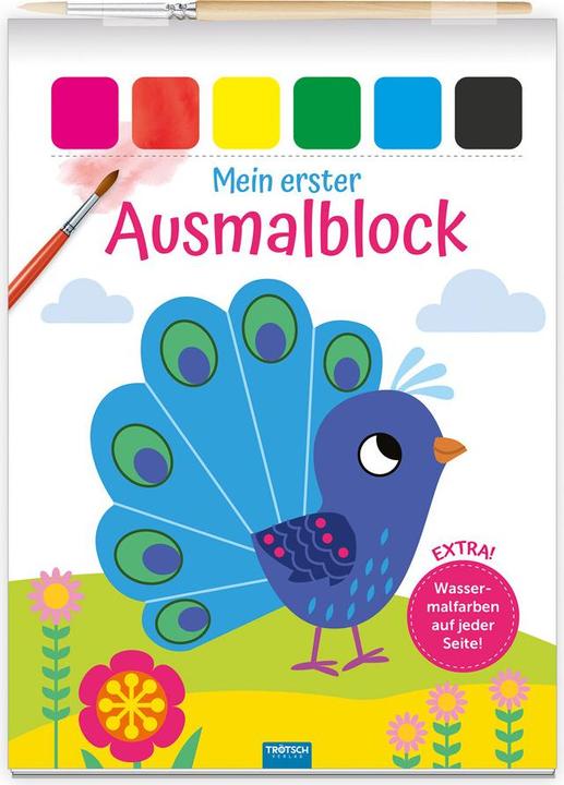 Immagine prodotto Libro da colorare Trtsch Il mio primo pavone da colorare
