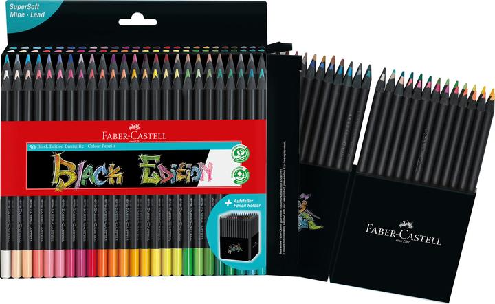 Produktbild Faber-Castell Black Edition (Mehrfarbig, 50 x)
