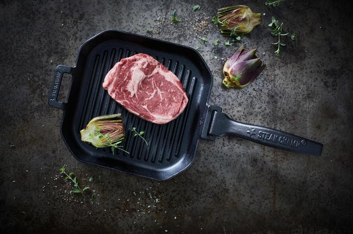 Actual product image Steakchamp Grill pan (26 cm, Grill pan, Cast iron)