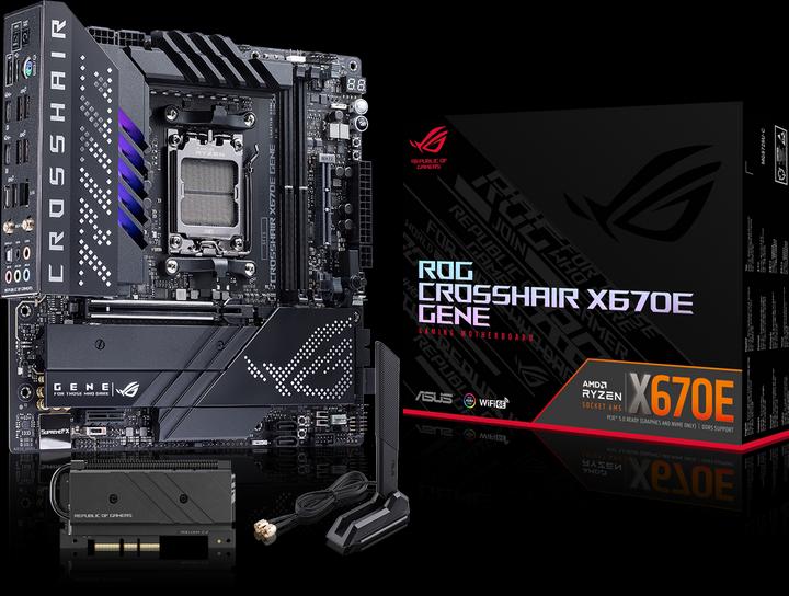 Produktbild ASUS ROG Crosshair X670E Gene (AM5, AMD X670E, mATX)