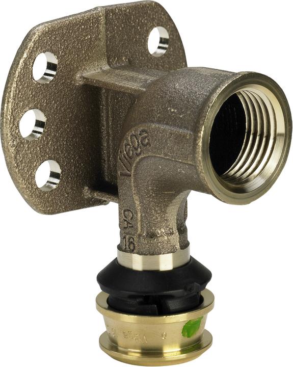 Actual product image Viega Wall washer Raxofix 5325.5 20xRp 3/4, with SC-Contur, silicon bronze