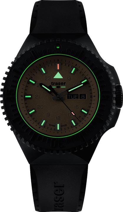 Actual product image Traser P69 Black Stealth (Diving watch, 46 mm)