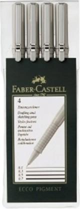 Produktbild Faber-Castell Tintenschreiber (Schwarz, 4 x)