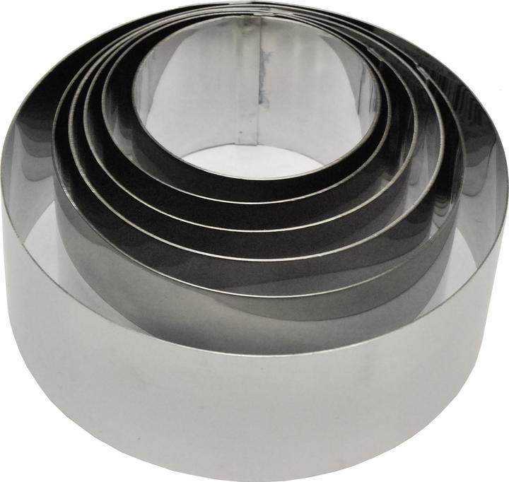 Schwarz Kitchen Set aus 6 Schaumstoffkreisen