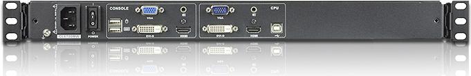 Produktbild Aten CL6700MW CH Single Rail 17,3"-LCD Konsole (USB, HDMI / DVI / VGA) CH-Layout