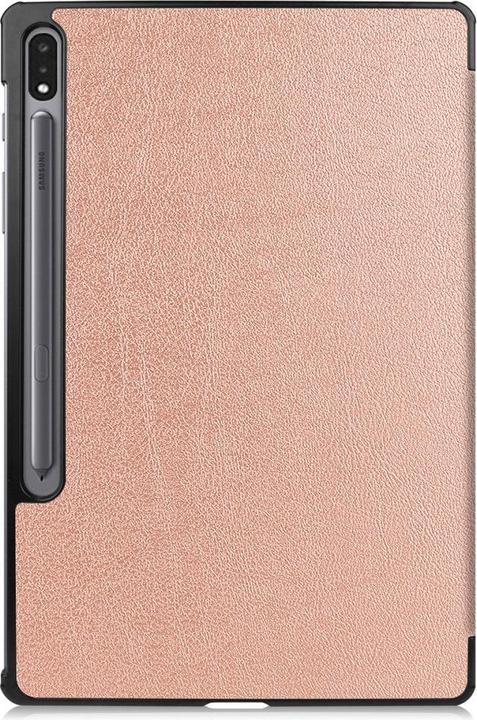 Image du produit Cover-Discount Galaxy Tab S7+ (12.4) - Étui Smart Tri-fold or rose (Galaxy Tab S7 FE)