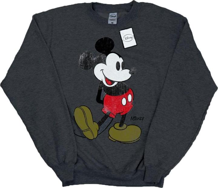Actual product image Disney Mens Mickey Mouse Classic Kick Sweatshirt (L)