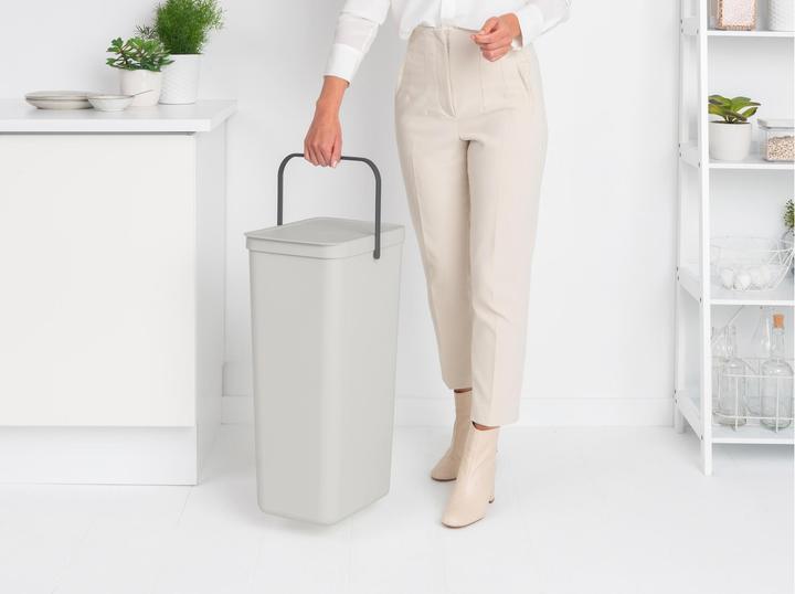 Productafbeelding Brabantia Sort & Go 40 l recyclebak, lichtgrijs (40 l)