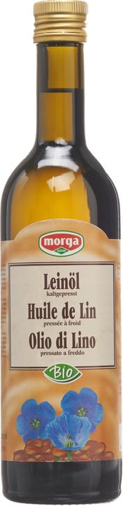 Image du produit Morga Huile de lin biologique pressée à froid (500 ml)