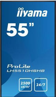 Actual product image iiyama LH5510HSHB-B1 55IN IPS M+ PANE (1920 x 1080 pixels, 55")