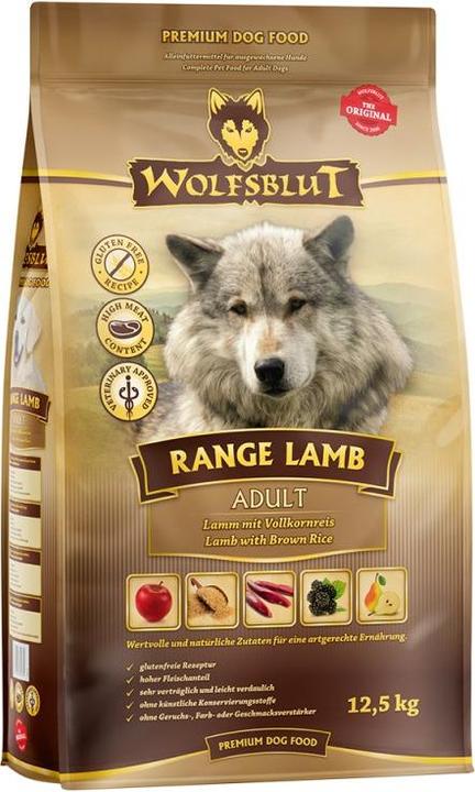 Actual product image Wolfsblut Dry food Dog Range Lamb, 12.5 kg (Adult, 1 pcs., 12500 g)