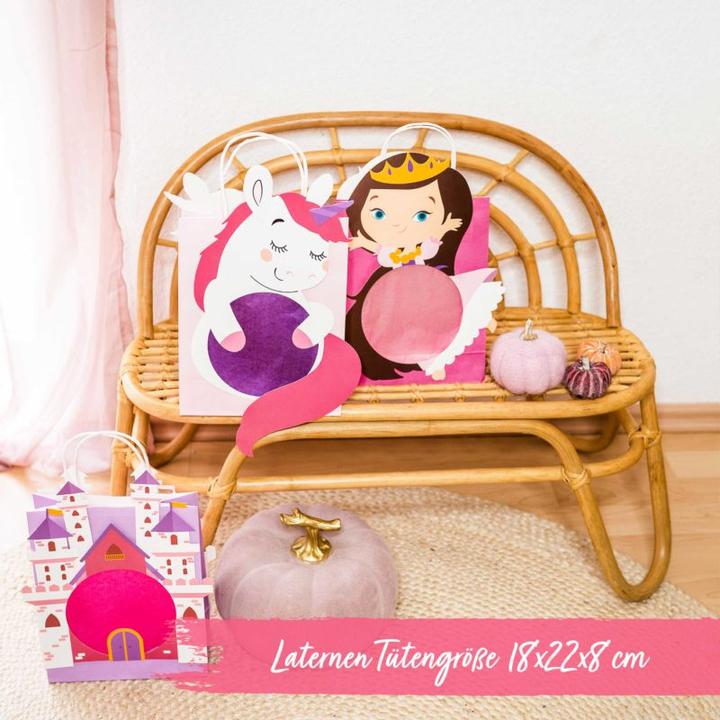 Image du produit Papierdrachen Kit de bricolage lanterne - Princesse - 3 pièces