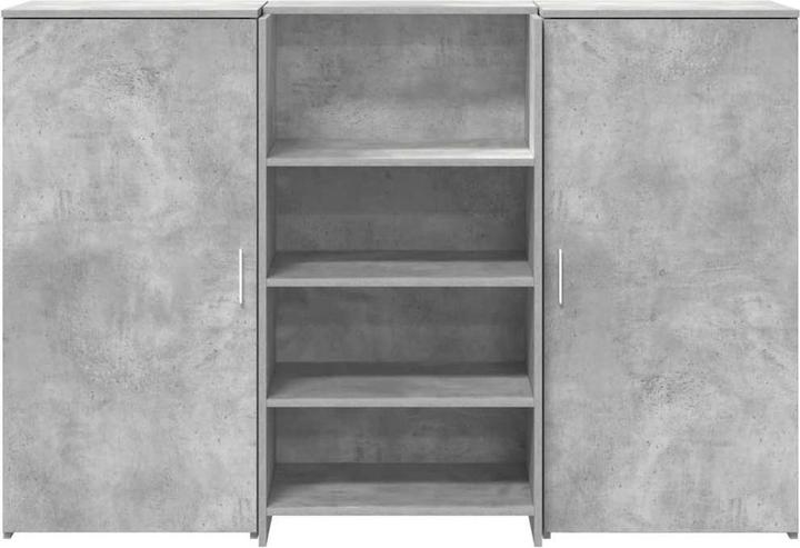 Produktbild VidaXL Empfangstheke Betongrau 155x50x103,5 cm Holzwerkstoff Empfangstresen