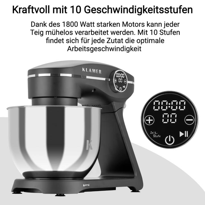 Produktbild KLAMER Küchenmaschine (1800 W)