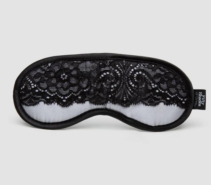 Produktbild Fifty Shades of Grey Play Nice Satin & Lace Blindfold - Black