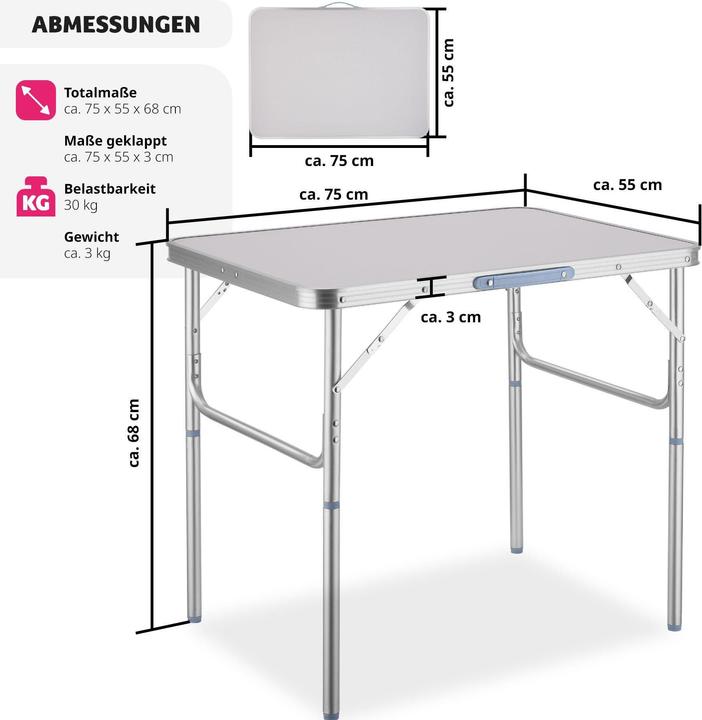 Produktbild tectake Klapptisch