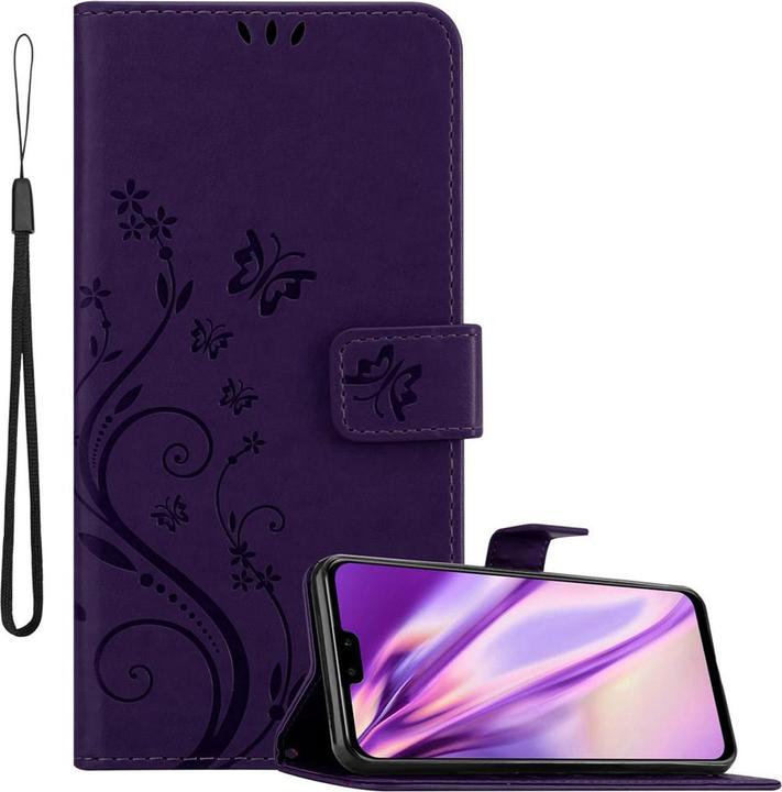 Actual product image Cadorabo Flower Book Cover (Huawei Y9 (2019))