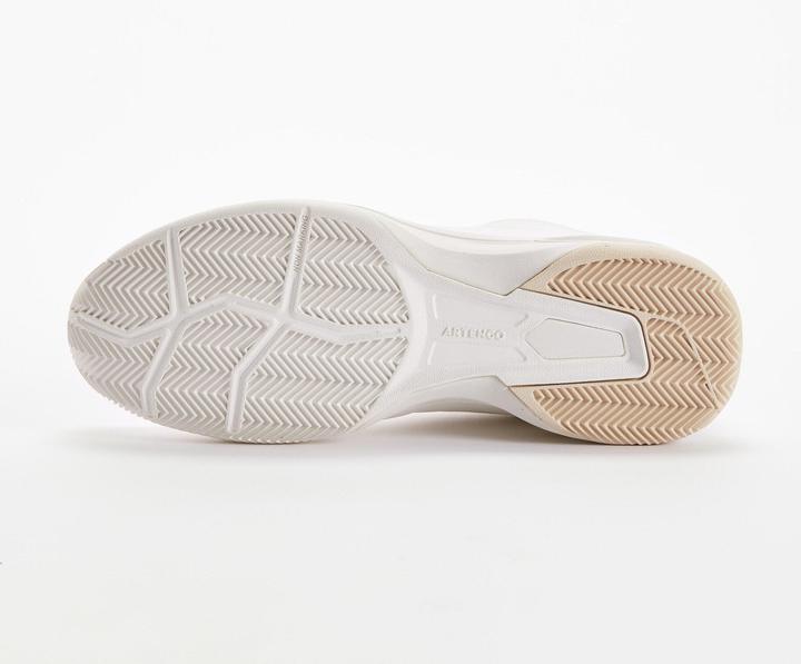 Image du produit Artengo Chaussures De Tennis Femmes Terre Battue Ts500 Blanc Beige (36)