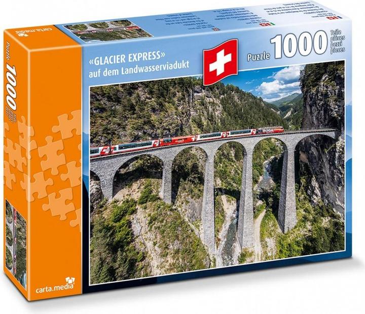 Actual product image Glacier Express on Landwater Viaduct (1000 pieces)