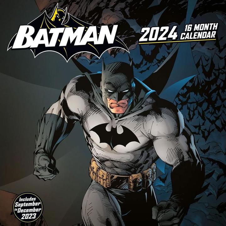Immagine prodotto Pyramid Calendario DC Comics 2024 Batman (30 x 30 cm, Spagnolo, Francese, Tedesco, Inglese)