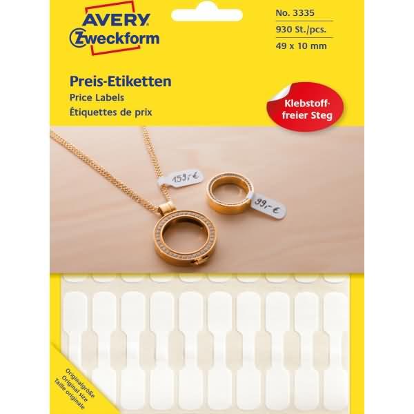 Actual product image Avery Price tags