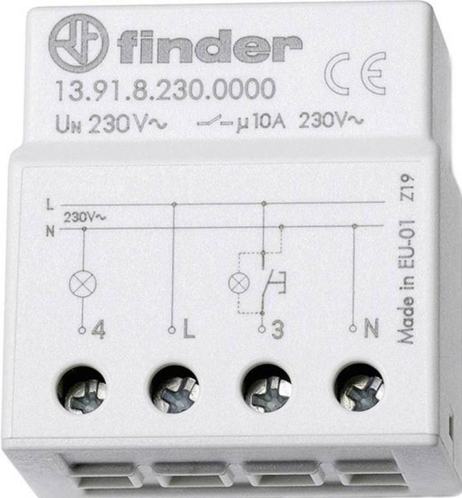 Actual product image Finder El. step switch installation