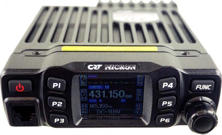 Image du produit CRT Alpha Radio VHF/UHF CRT MICRON UV bi-bande 144-146 MHz - 430-440 MHz, 13,8 V DC, DTMF, double veille