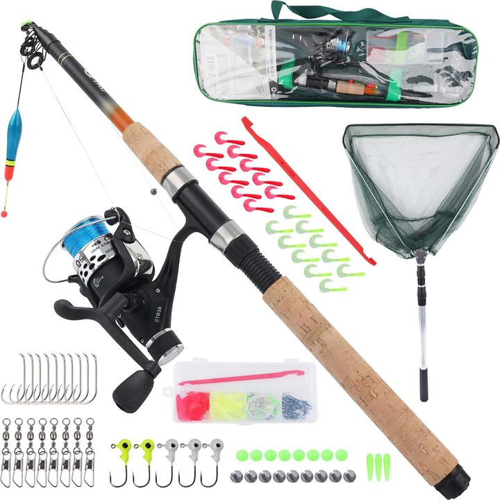 Produktbild Q-Tac Angelset Forelle 210 cm (Teleskoprute, 210 cm)