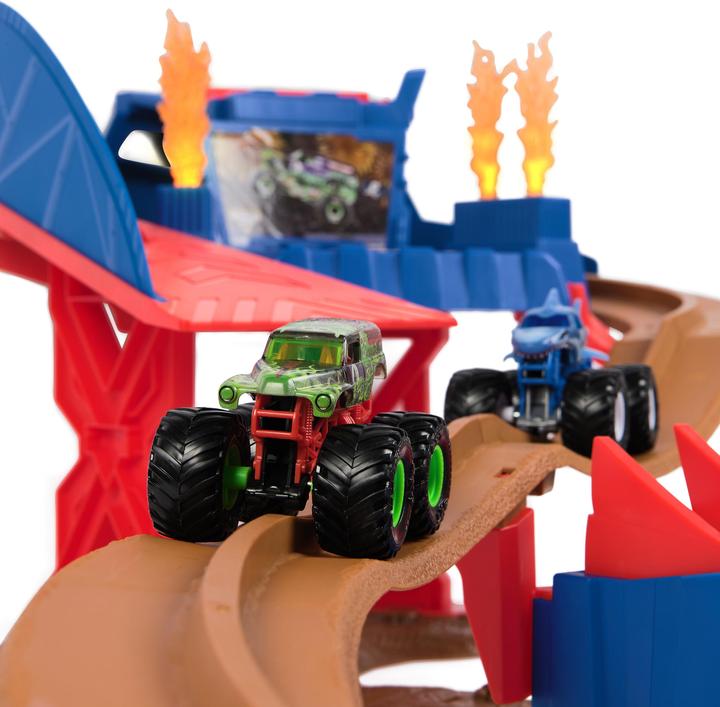 Actual product image Monster Jam Supercharge Speedway Set