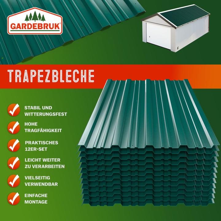 Image du produit Deuba 12x tôle trapézoïdale