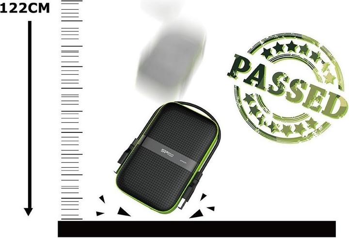 Actual product image Silicon Power Armor A60 2TB USB 3.0 2.5 SP020TBPHDA60S (2 TB)