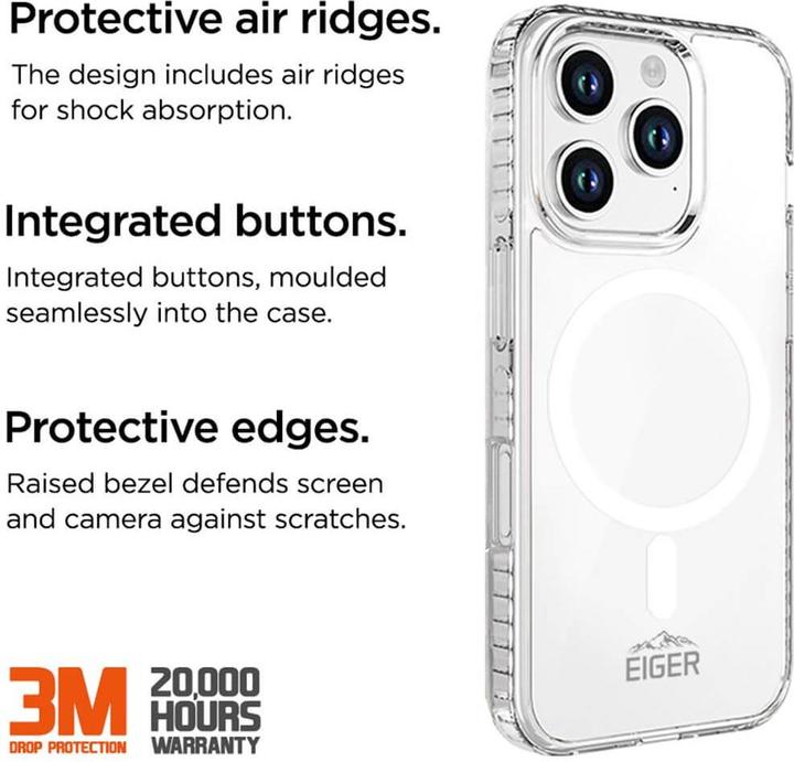 Actual product image Eiger Ice Grip MagSafe (Apple iPhone 16 Pro)