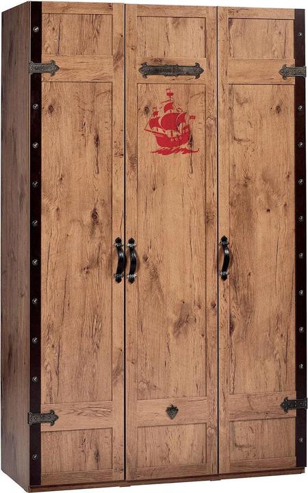 Immagine prodotto Cilek Armadio pirata 3 porte (121 cm)