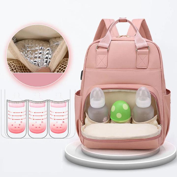Immagine prodotto Only-Bags.Store Borsa per mummia multifunzionale di grande capacità Borsa per pannolini impermeabile Maternità