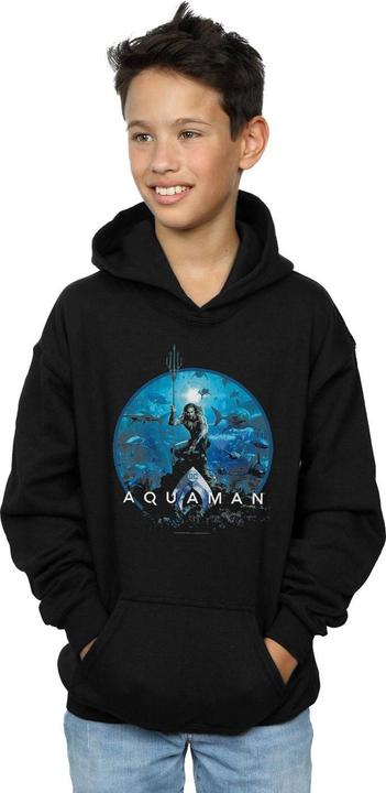 Aquaman Circle Poster Kapuzenpullover Jungen