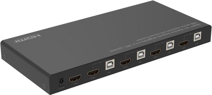 Produktbild MicroConnect 4K@60Hz HDMI KVM switch, 4x1
