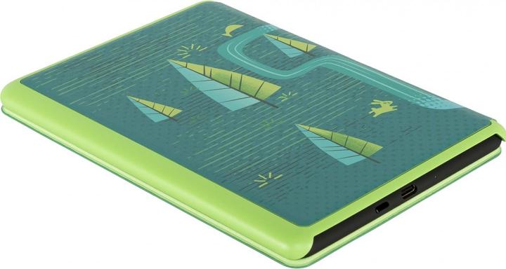 Actual product image Amazon Kindle Paperwhite Kids 2023 16GB eReader waterf Jewel Forest B09TM2S6T1 (6.80", 16 GB, Jewel Forest)