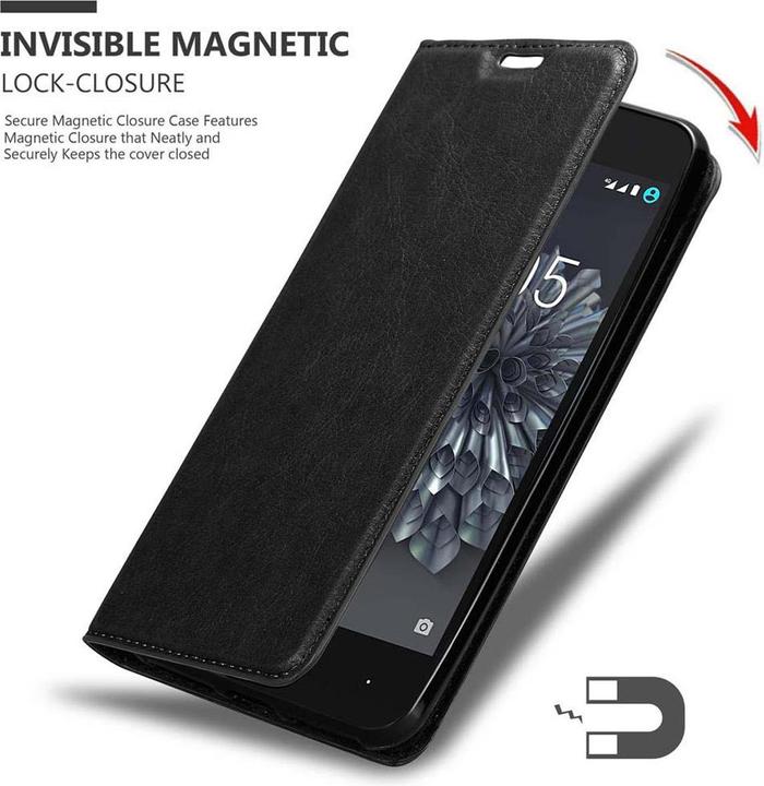 Immagine prodotto Cadorabo Copertina magnetica invisibile del libro (BQ Aquaris X5 Plus)