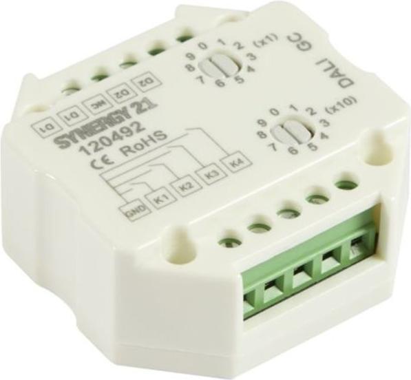 Actual product image Synergy 21 LED Controller EOS 07 DALI wall switch 4 groups
