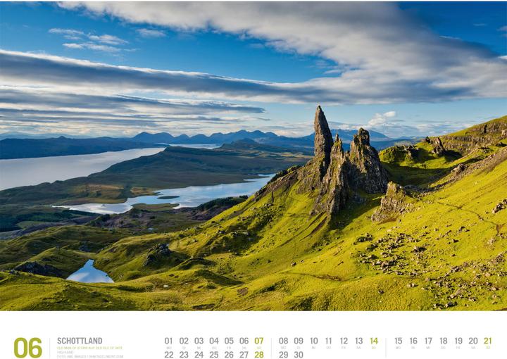Image du produit Schottland - Unterwegs zwischen Highlands und Hebriden Kalender 2026 (54 x 42 cm, Allemand)